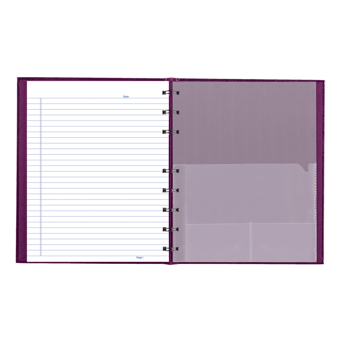 NotePro Notebook Black#colour_dark-raspberry