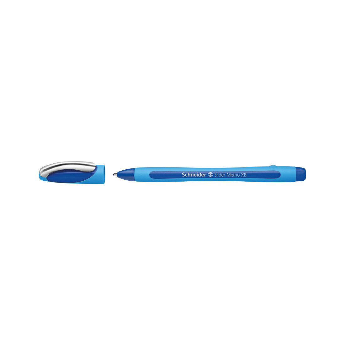 Memo Ballpoint Pens XB, Box of 10#colour_blue