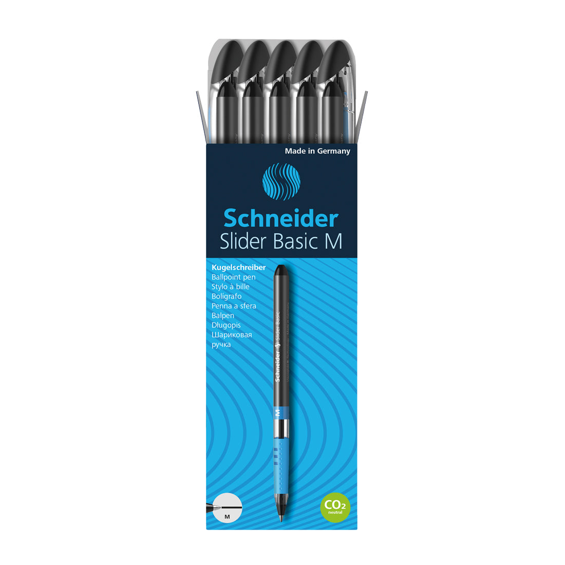 Slider BASIC Ballpoint Pens M, Box of 10#colour_black