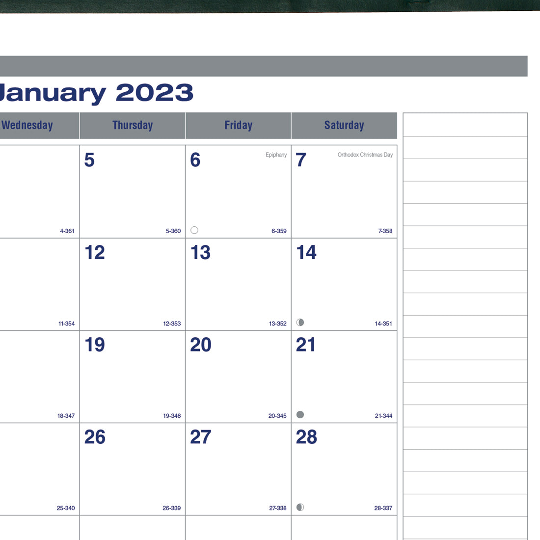 Net Zero Carbon™ Monthly Desk Pad 2024, English<br>*2024 Edition now sold out