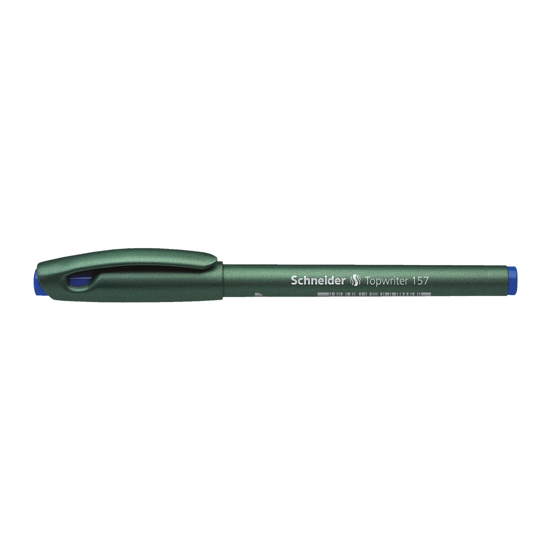 Topwriter 157 Fibre Pens 0.8mm, Box of 10#colour_blue