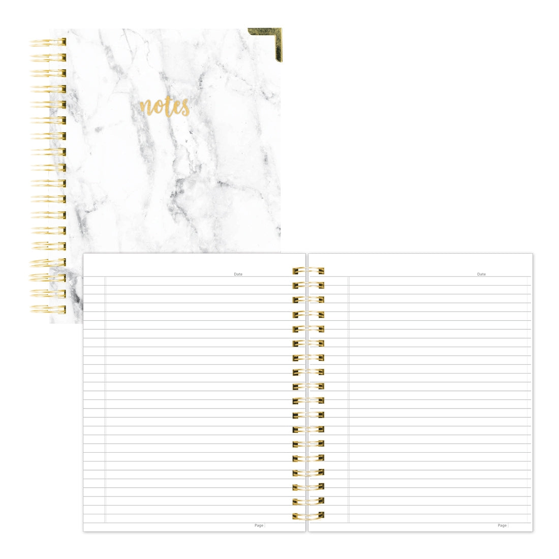 Marble Notebook - Grey#colour_marble-grey