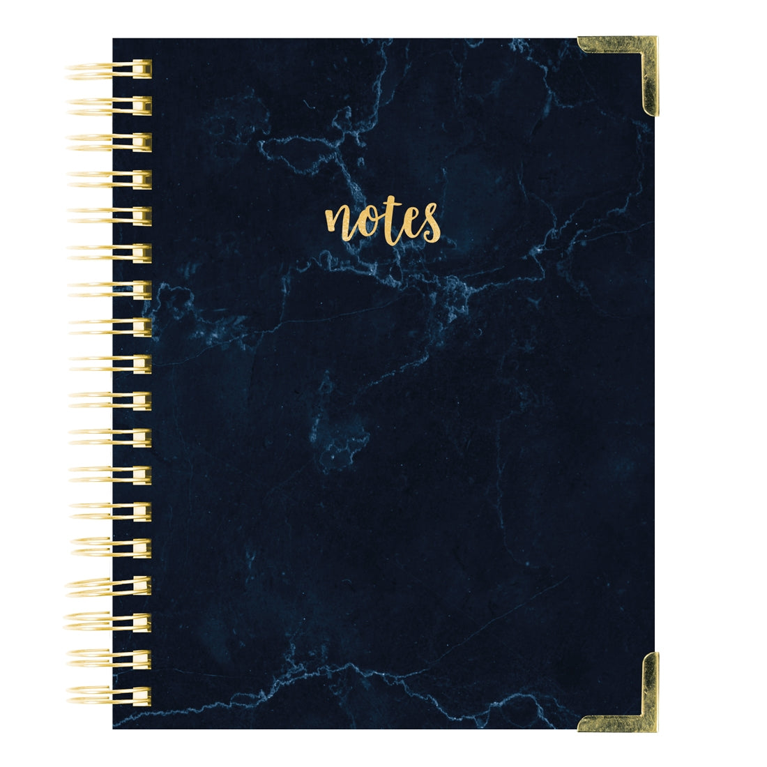 Marble Notebook - Navy#colour_marble-navy