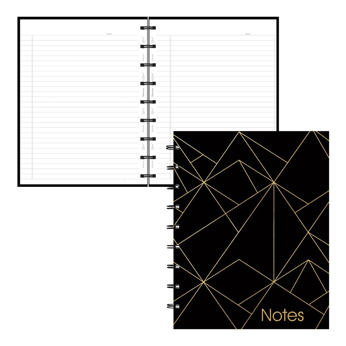 Gold Collection Notebook Black#colour_black