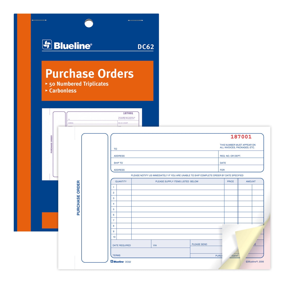 Purchase Orders Book