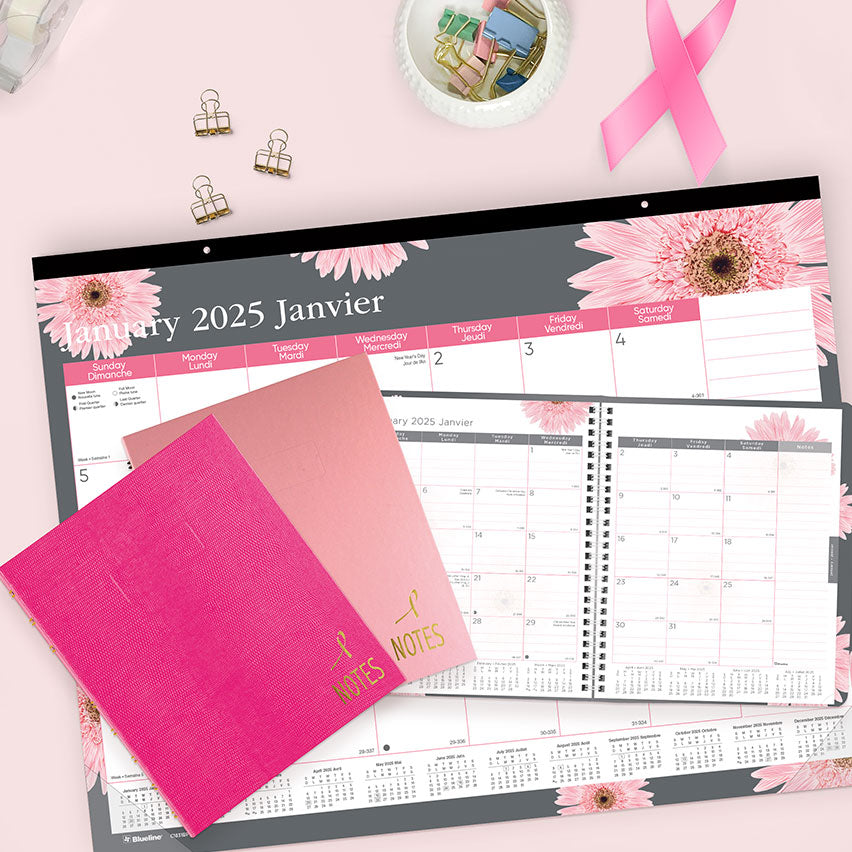 Blueline Pink Ribbon Collection