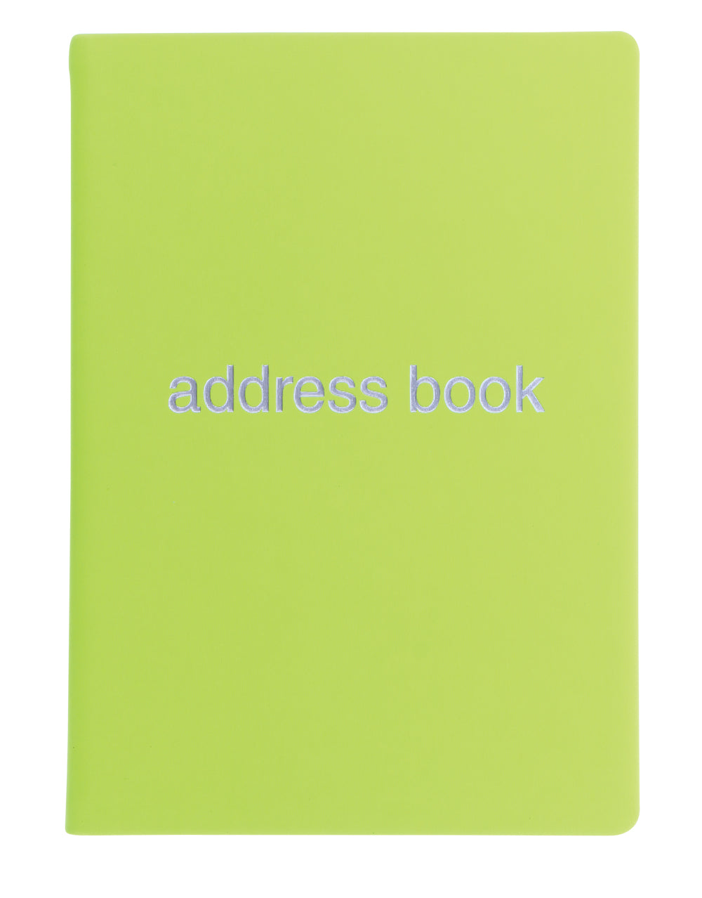 Dazzle A5 Address Book Pear#colour_pear