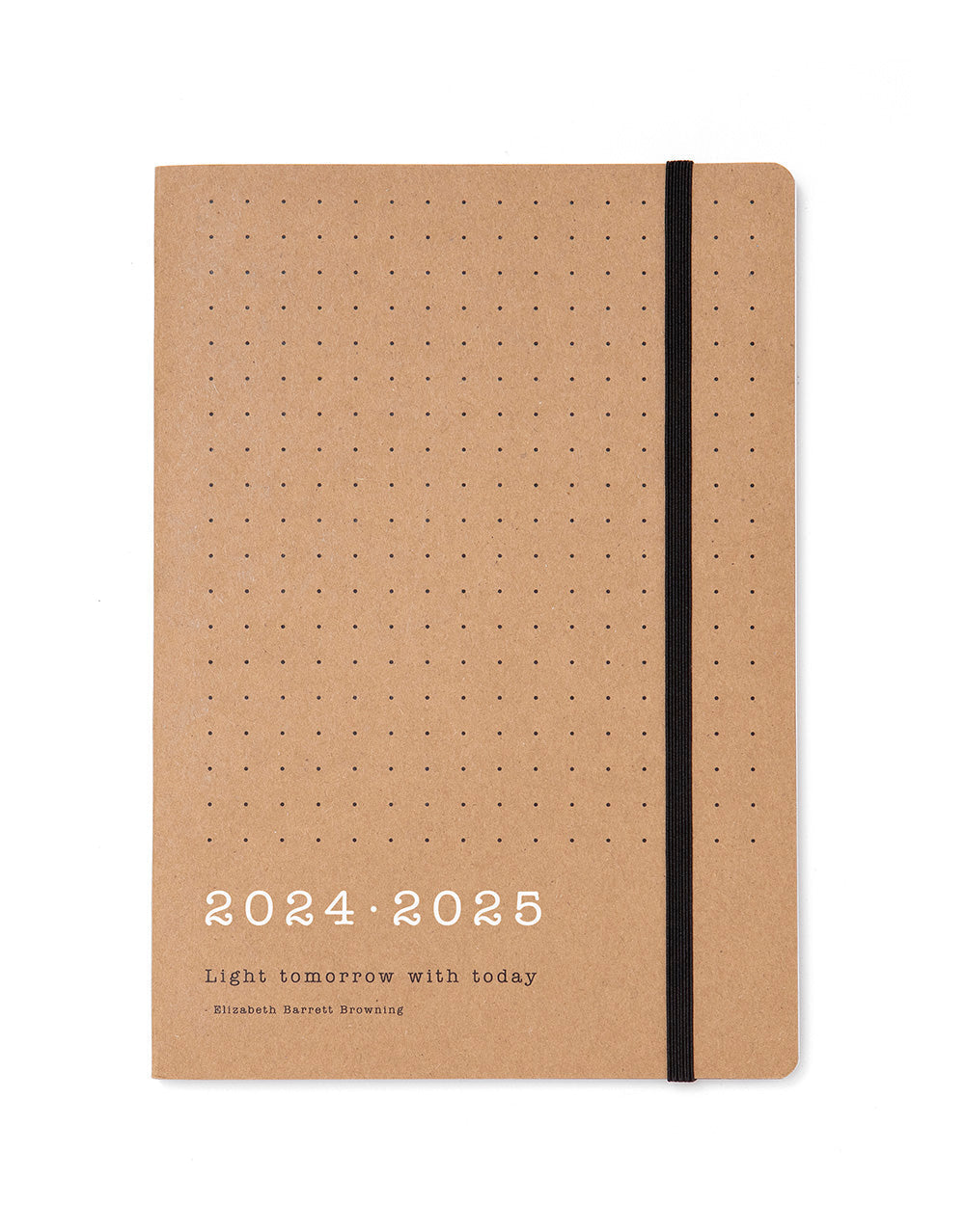 Eco Writers Quotes A5 Week to View Diary 2024-2025 - Multilanguage#colour_brown-kraft