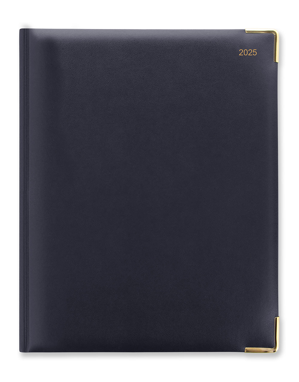 Classic Quarto Vertical Week to View Planner with Appointments 2025 - English#colour_dark-blue