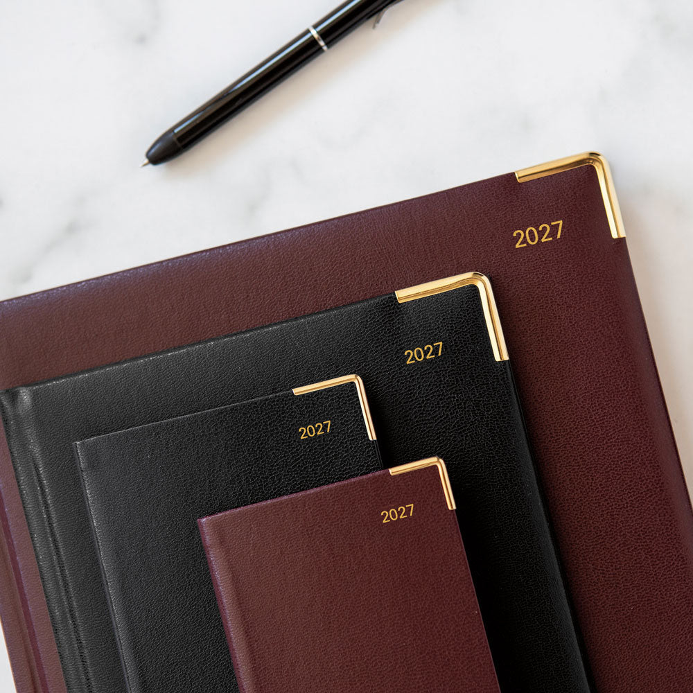 Letts Slim Monthly 13-Month Planner, Classic, English, 2027 27-C12SBK #colour_black
