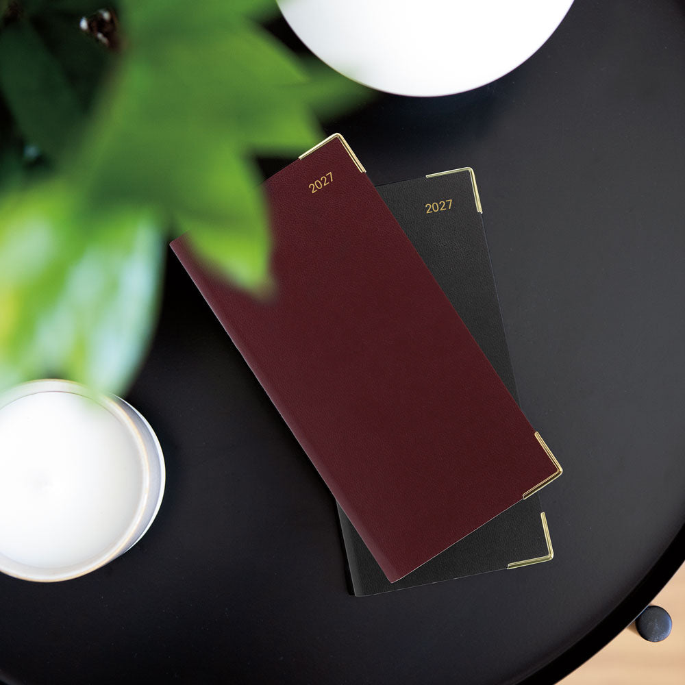 Letts Slim Weekly Appointment Book, Classic, English, 2027 27-C32SBY #colour_burgundy