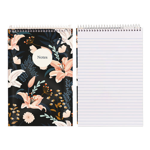 XTREME White Steno Pad, 6" x 9.5"#colour_lily-afterglow
