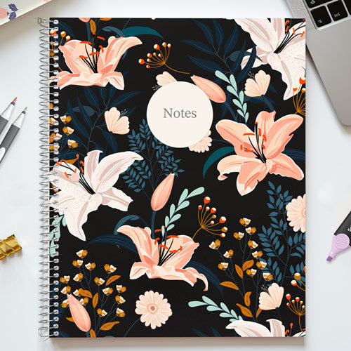 XTREME White Notebook, 1-subject#colour_lily-afterglow