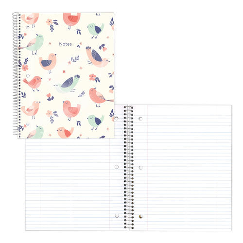 XTREME White Notebook, 1-subject#colour_feather-friends