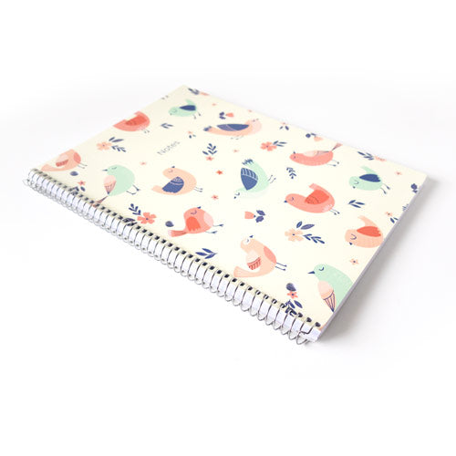 XTREME White Notebook, 1-subject#colour_feather-friends