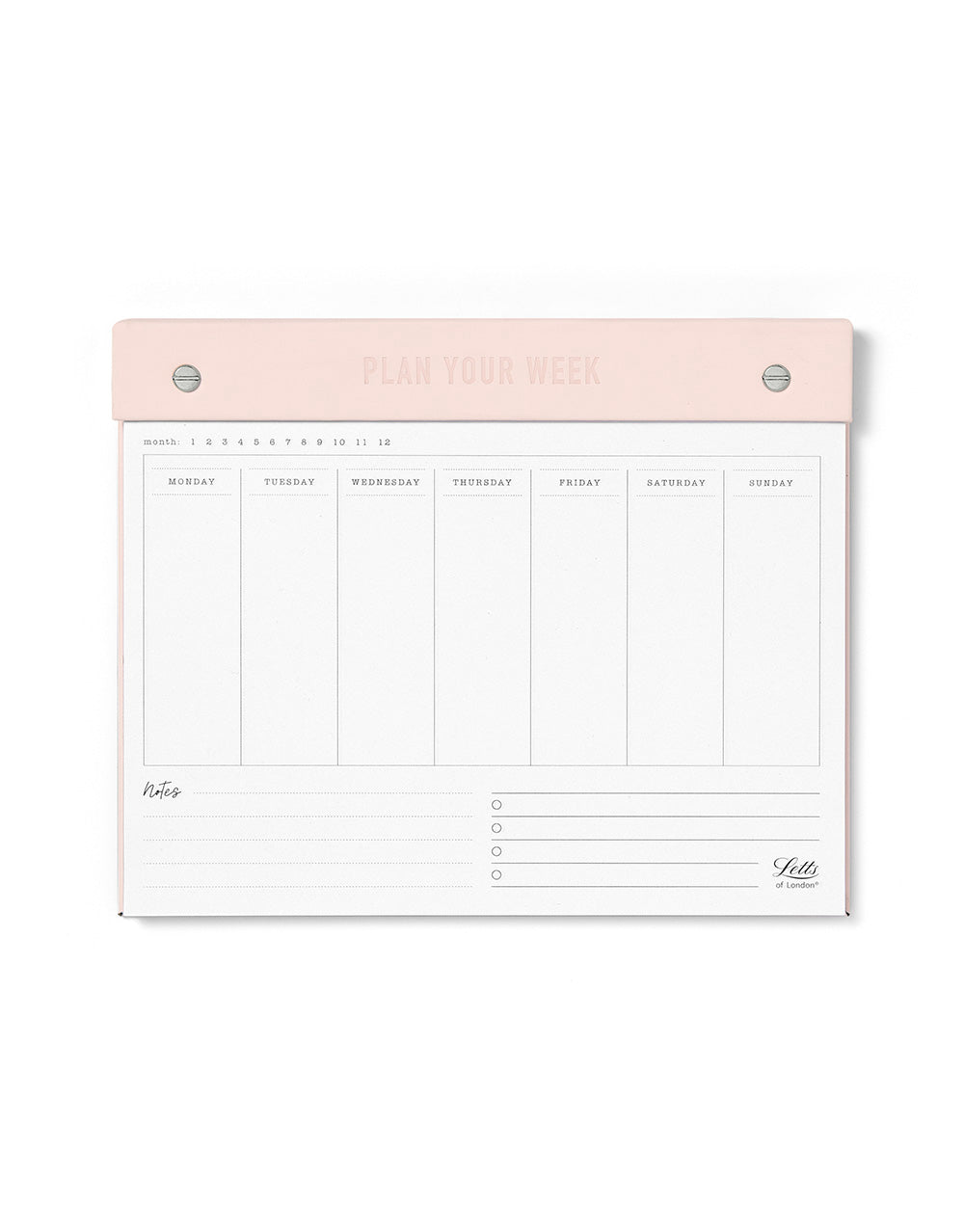 Conscious Weekly Planner Rosewater #colour_rosewater