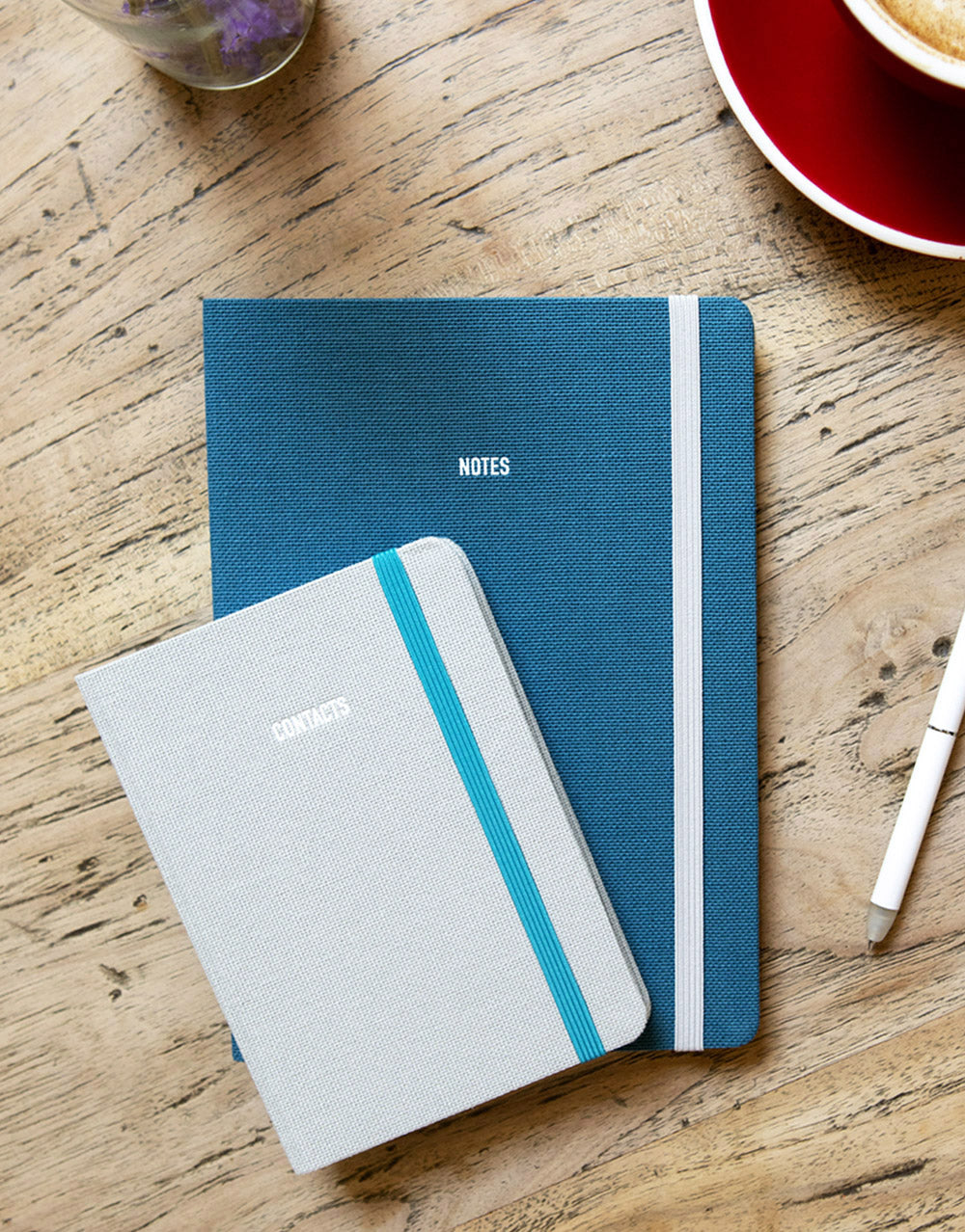 Raw A5 Ruled Notebook by Letts of London#colour_teal