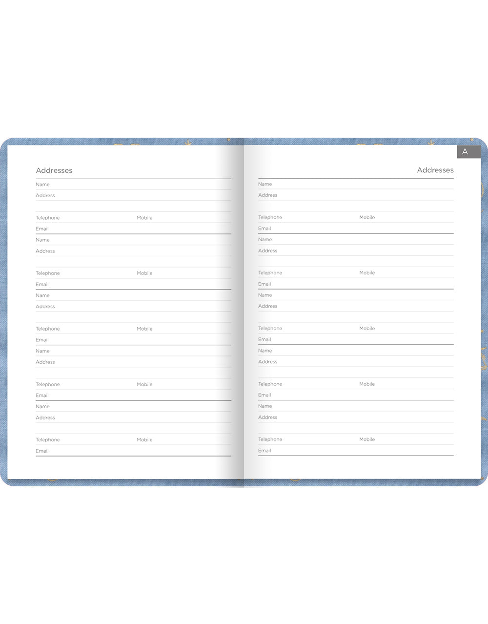 Zodiac A6 Address Book#colour_zodiac-sky