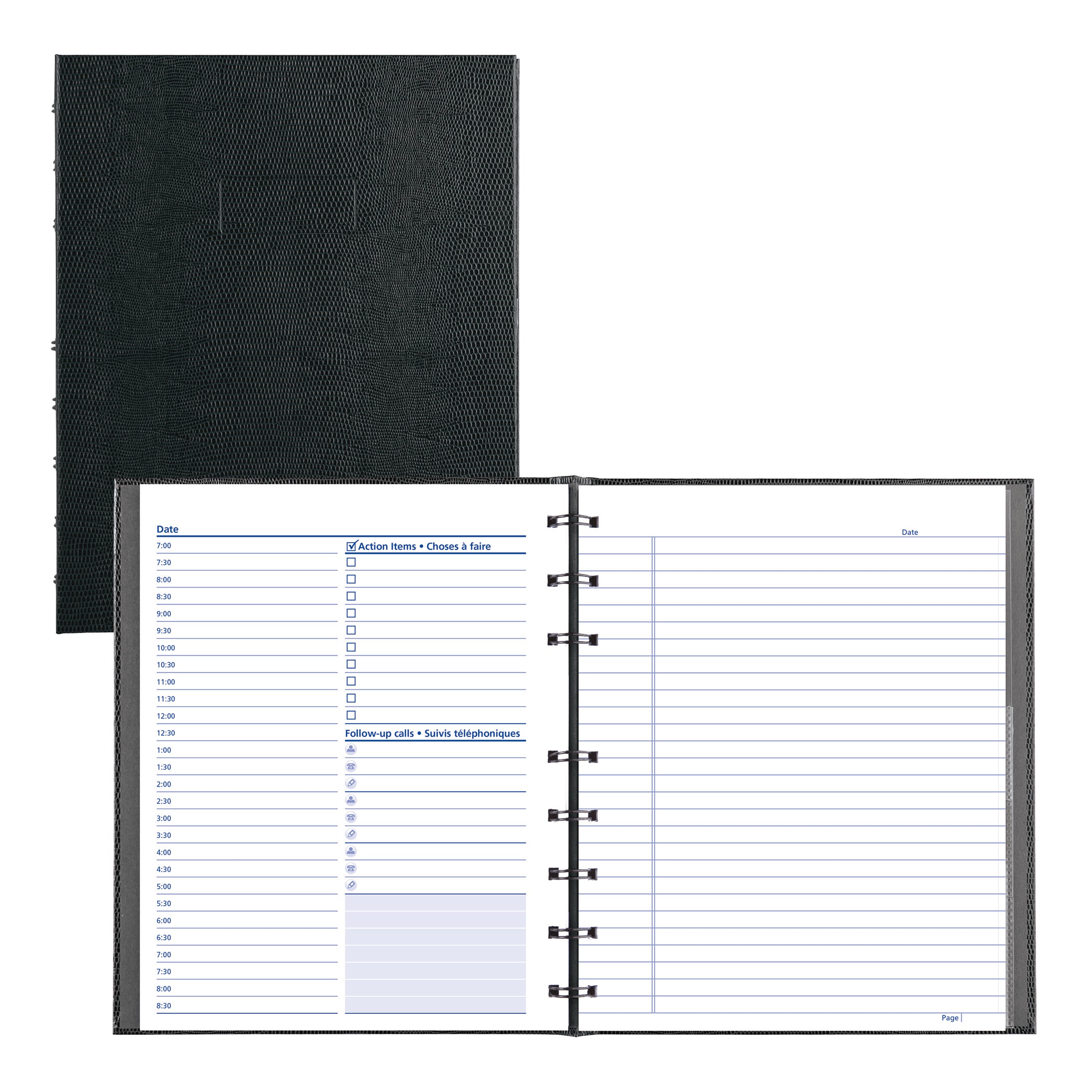 NotePro Undated Daily Planner, Bilingual, A29C.81B