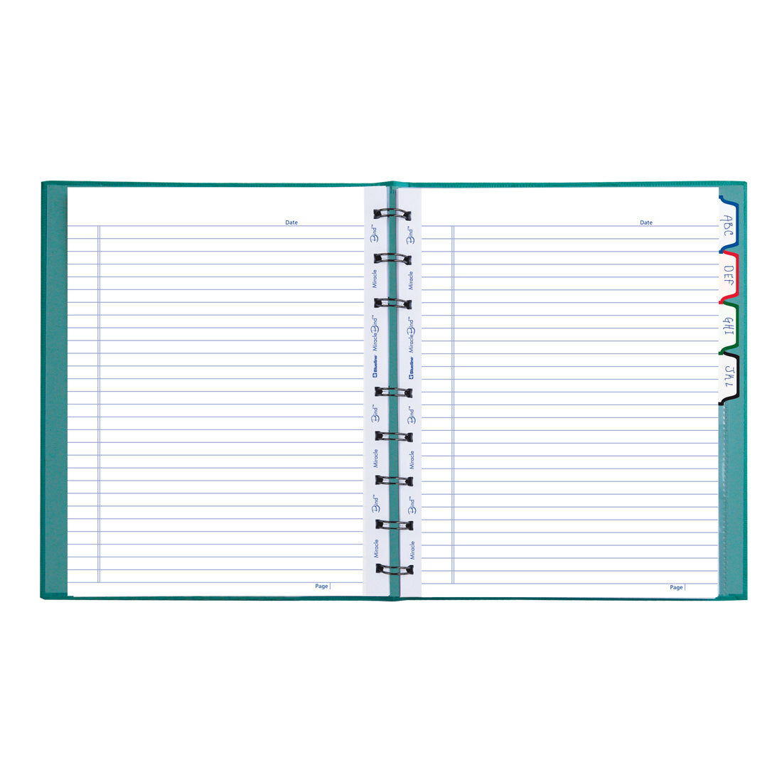 MiracleBind Notebook#colour_turquoise