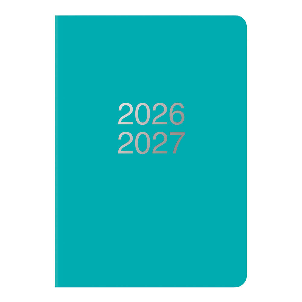 Dazzle Academic Weekly Planner, A5, 2026 - 2027 - Multilingual 27-030613 #colour_turquoise