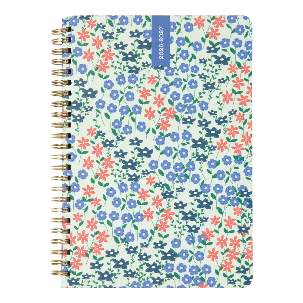 Spring Valley Academic Weekly Planner, A5, 2026 - 2027 - Multilingual 27-031799 #colour_spring-valley-mint
