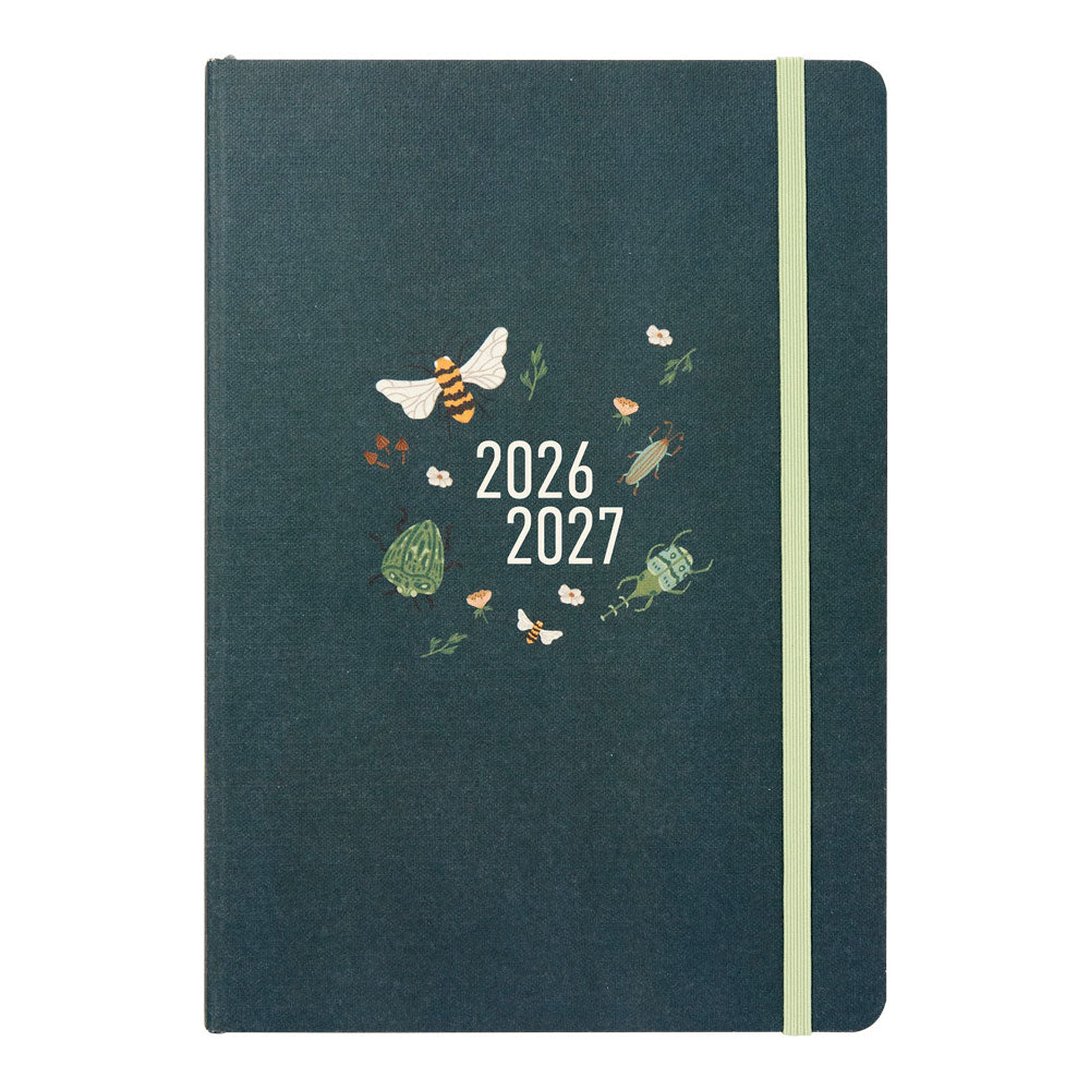 Bumblebee Academic Weekly Planner, A5, 2026 - 2027 - Multilingual 27-031907 #colour_bumblebee-forest