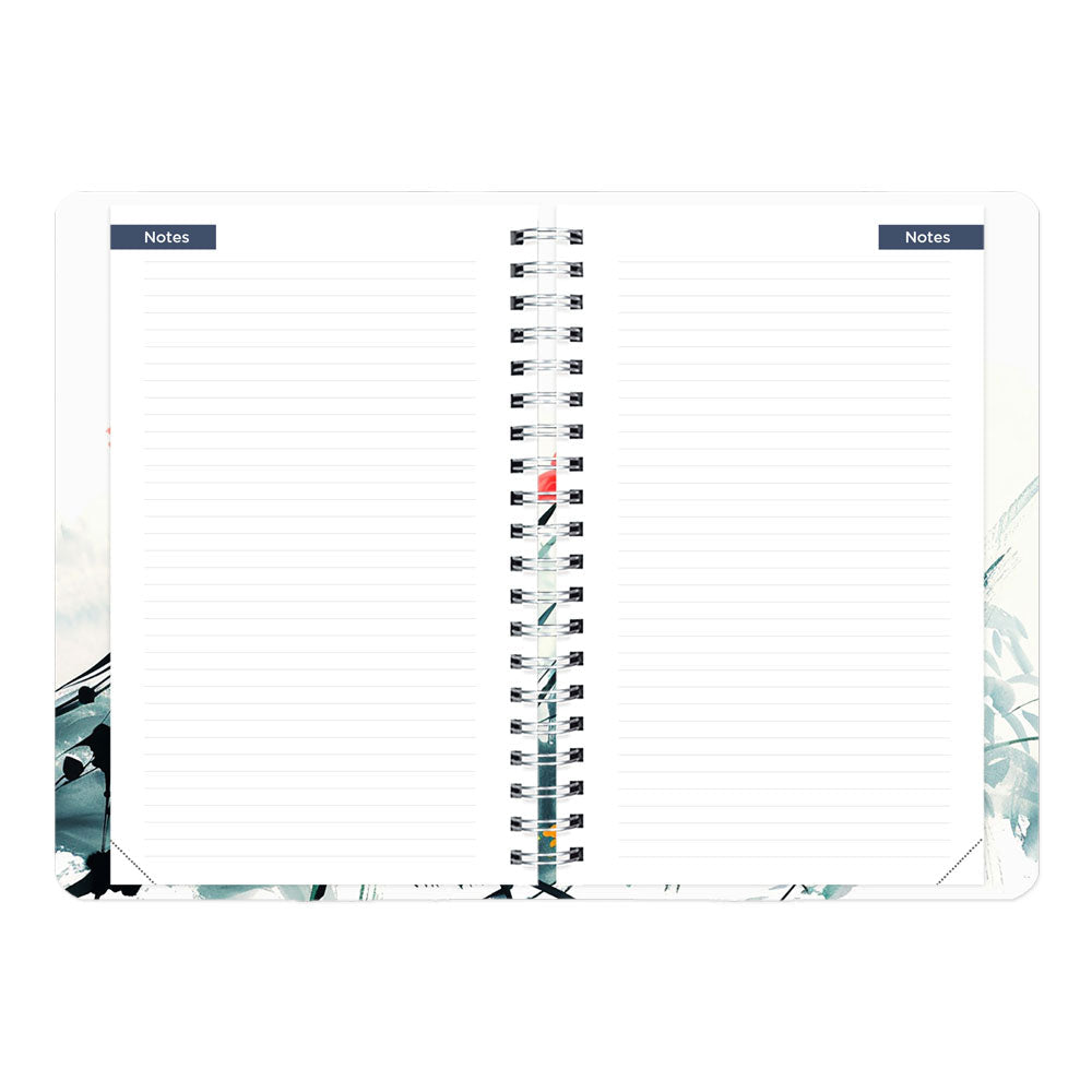 Dramatic Floral Weekly/Monthly Planner, 2027, Bilingual C101BG.01-27 Blueline C101BG.01