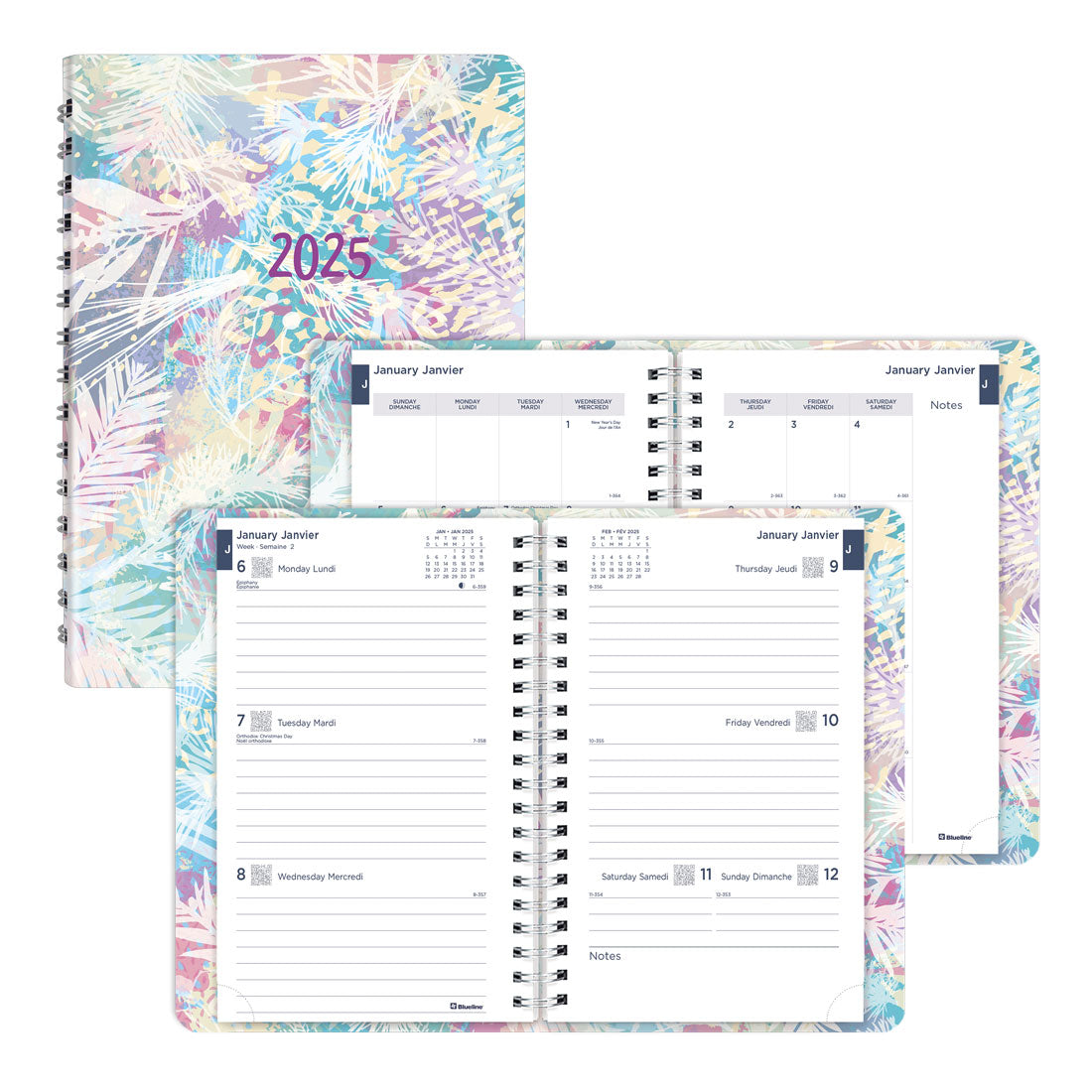 Meadow Weekly/Monthly Planner 2025, Bilingual, C101BG.01