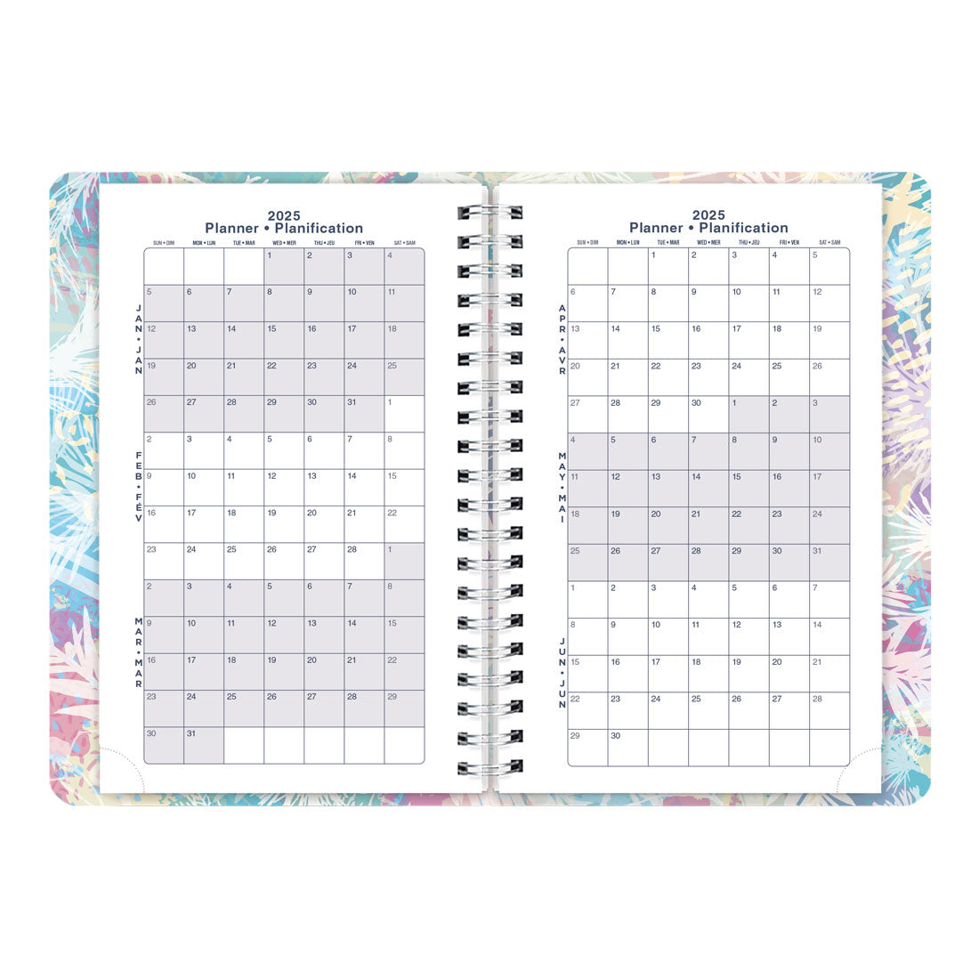 Meadow Weekly/Monthly Planner 2025, Bilingual, C101BG.01