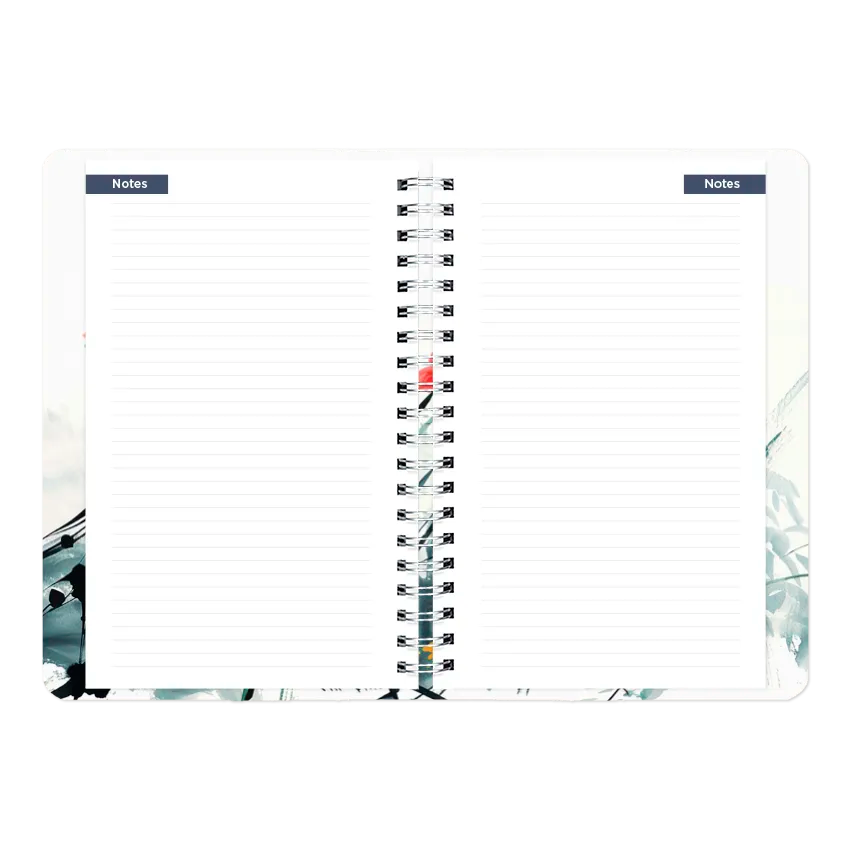 Dramatic Floral Weekly/Monthly Planner, 2027, Bilingual C101BG.01-27 Blueline C101BG.01