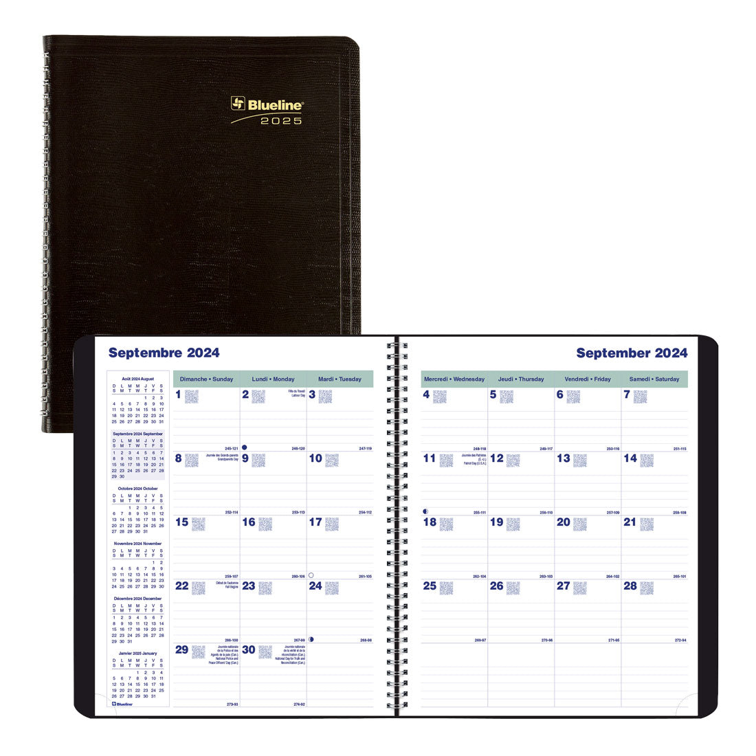 Essential Monthly Planner 2025, Bilingual, C1200.81BT