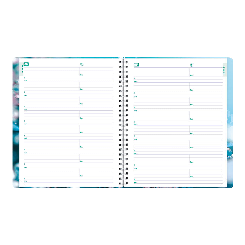 Nature Monthly Planner, 2027 - 16 Months, Bilingual Cherry Blossoms C1200G.03BT-27 Blueline C1200G.03BT #colour_cherry-blossoms