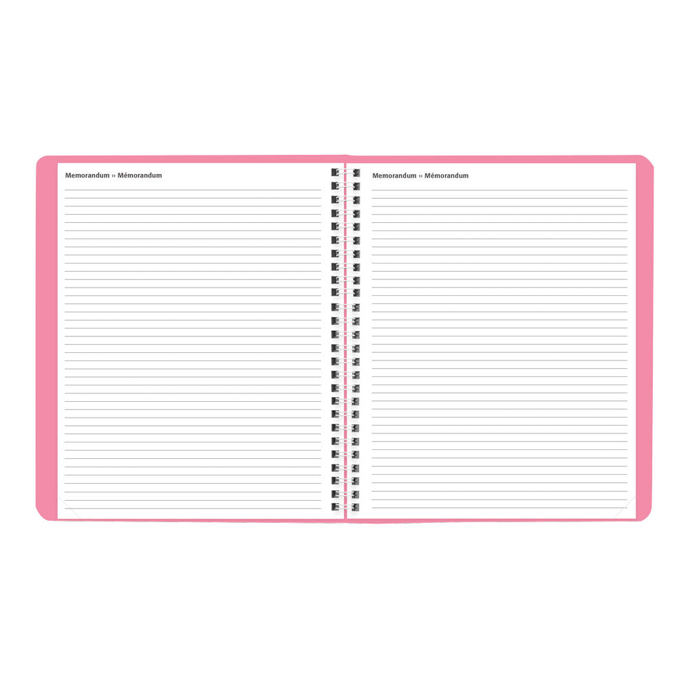 Blueline Pink Monthly Planner, 2027, Bilingual C1219.95BT-27 C1219.95BT