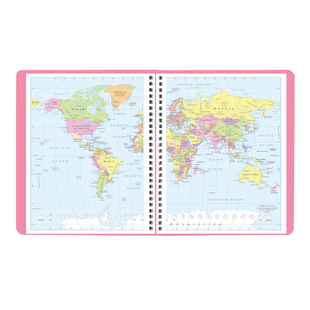Blueline Pink Monthly Planner, 2027, Bilingual C1219.95BT-27 C1219.95BT