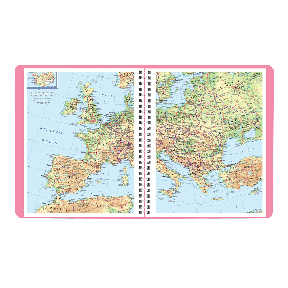 Blueline Pink Monthly Planner, 2027, Bilingual C1219.95BT-27 C1219.95BT