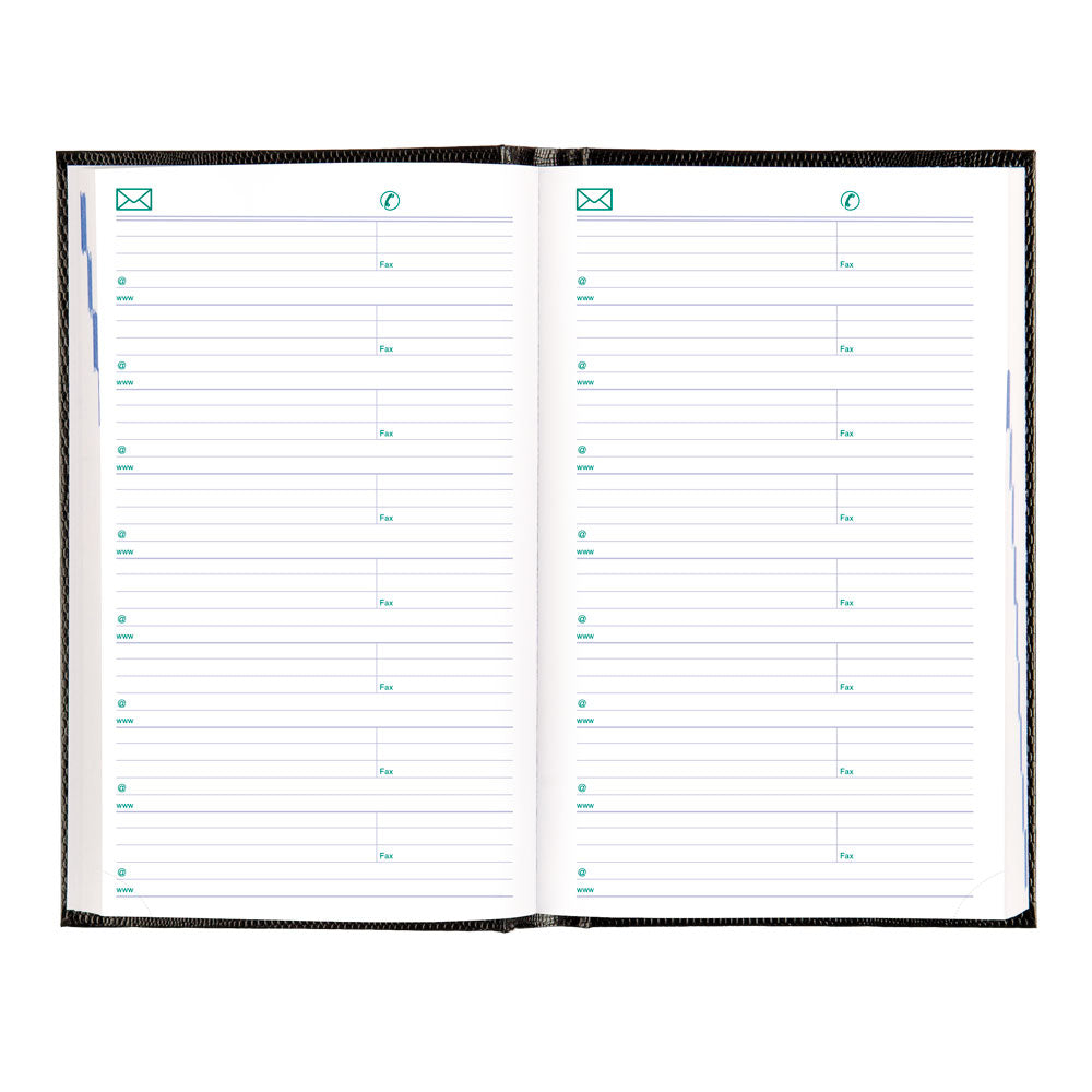 Traditional Daily Appointment Book, 2027, Bilingual Black C1504.81B-27 Blueline C1504.81B #colour_black