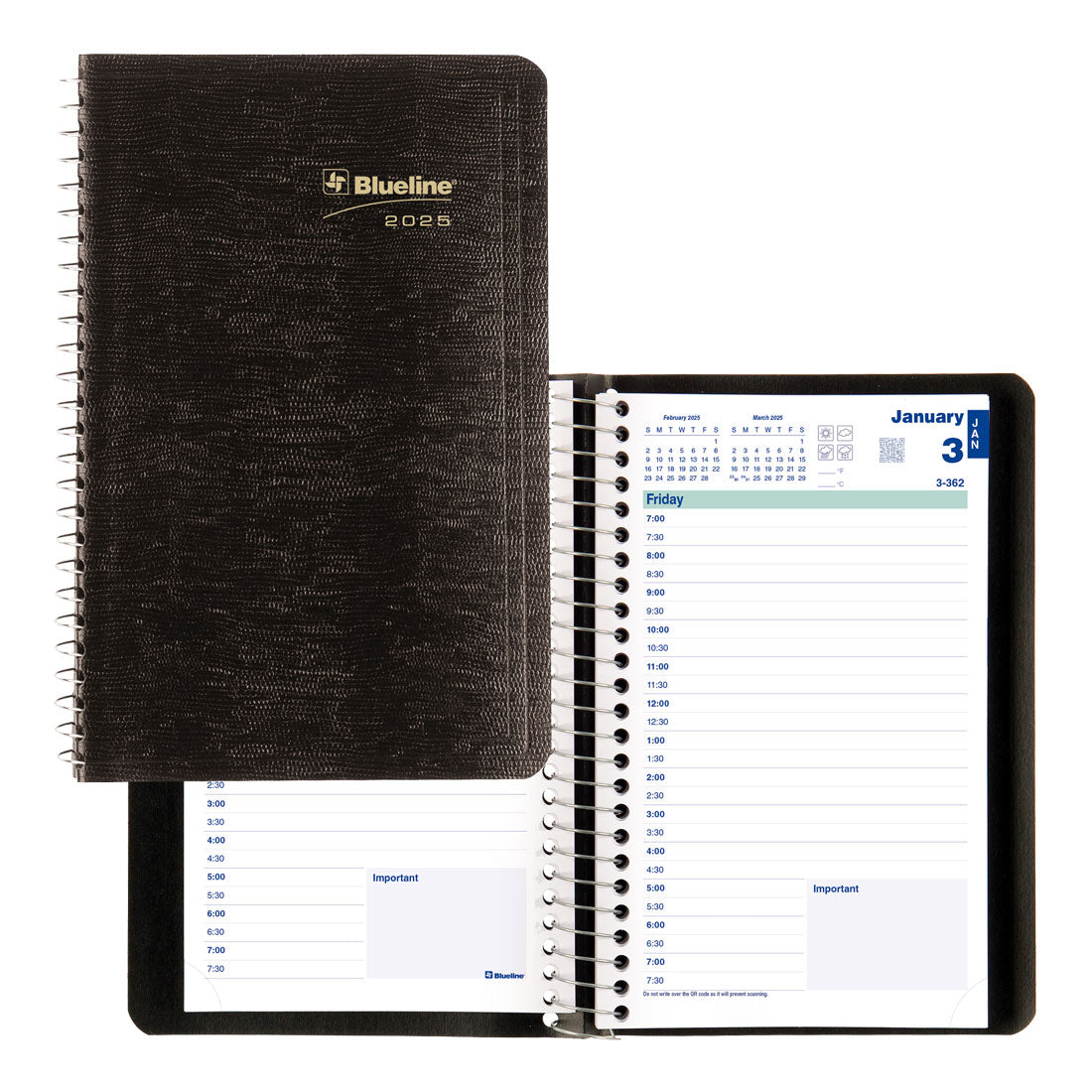 Essential Daily Planner 2025, English, C1504.81T#colour_black