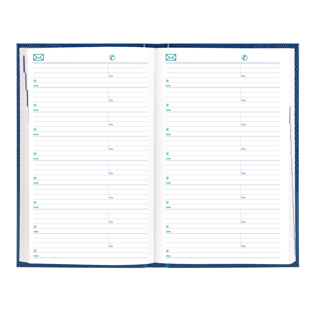 Traditional Daily Appointment Book, 2027, Bilingual Blue C1504.82B-27 Blueline C1504.82B #colour_blue
