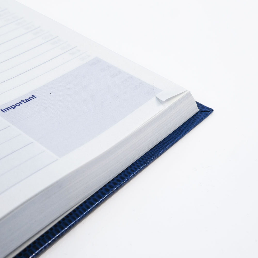 Traditional Daily Appointment Book, 2027, Bilingual Blue C1504.82B-27 Blueline C1504.82B #colour_blue