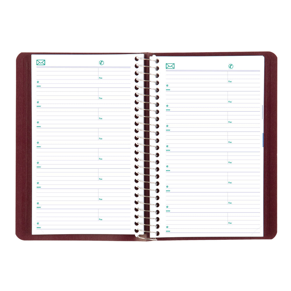Essential Daily Appointment Book, 2027, Bilingual Burgundy C1504.83BT-27 Blueline C1504.83BT #colour_burgundy