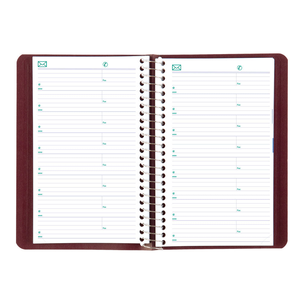 Essential Daily Appointment Book, 2027, English Burgundy C1504.83T-27 Blueline C1504.83T #colour_burgundy