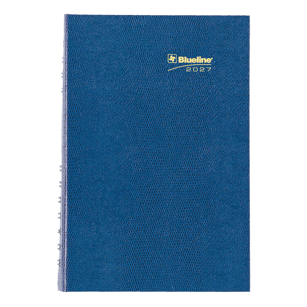 Blueline CoilPro™ Daily Appointment Book, 2027, Bilingual, Assorted C1504CB.OST-27 C1504CB.OST