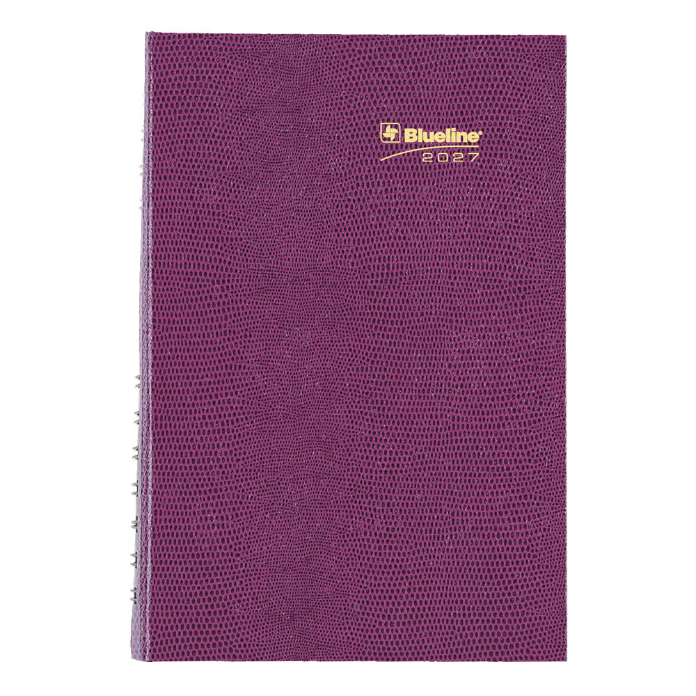 Blueline CoilPro™ Daily Appointment Book, 2027, Bilingual, Assorted C1504CB.OST-27 C1504CB.OST