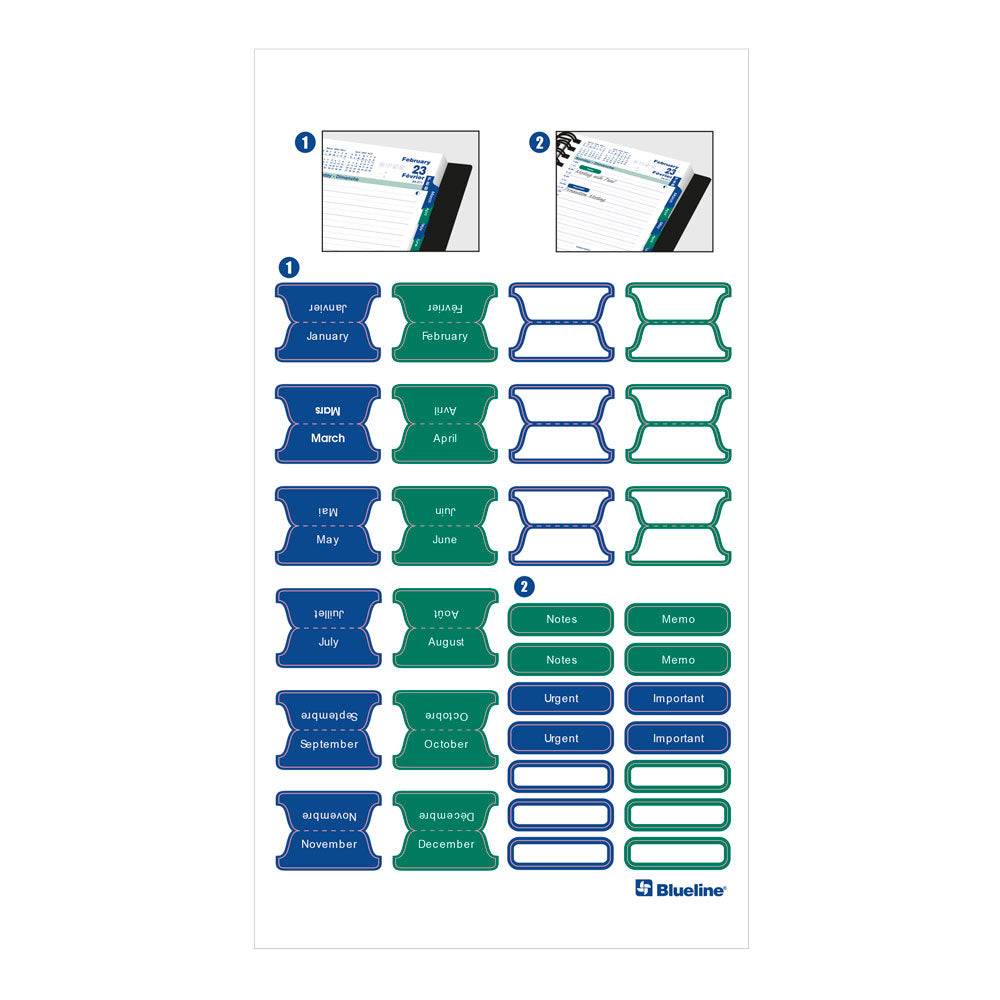 Blueline PlannerPlus™ Daily Appointment Book, 2027, Bilingual, Black C1504N.81BT-27 C1504N.81BT