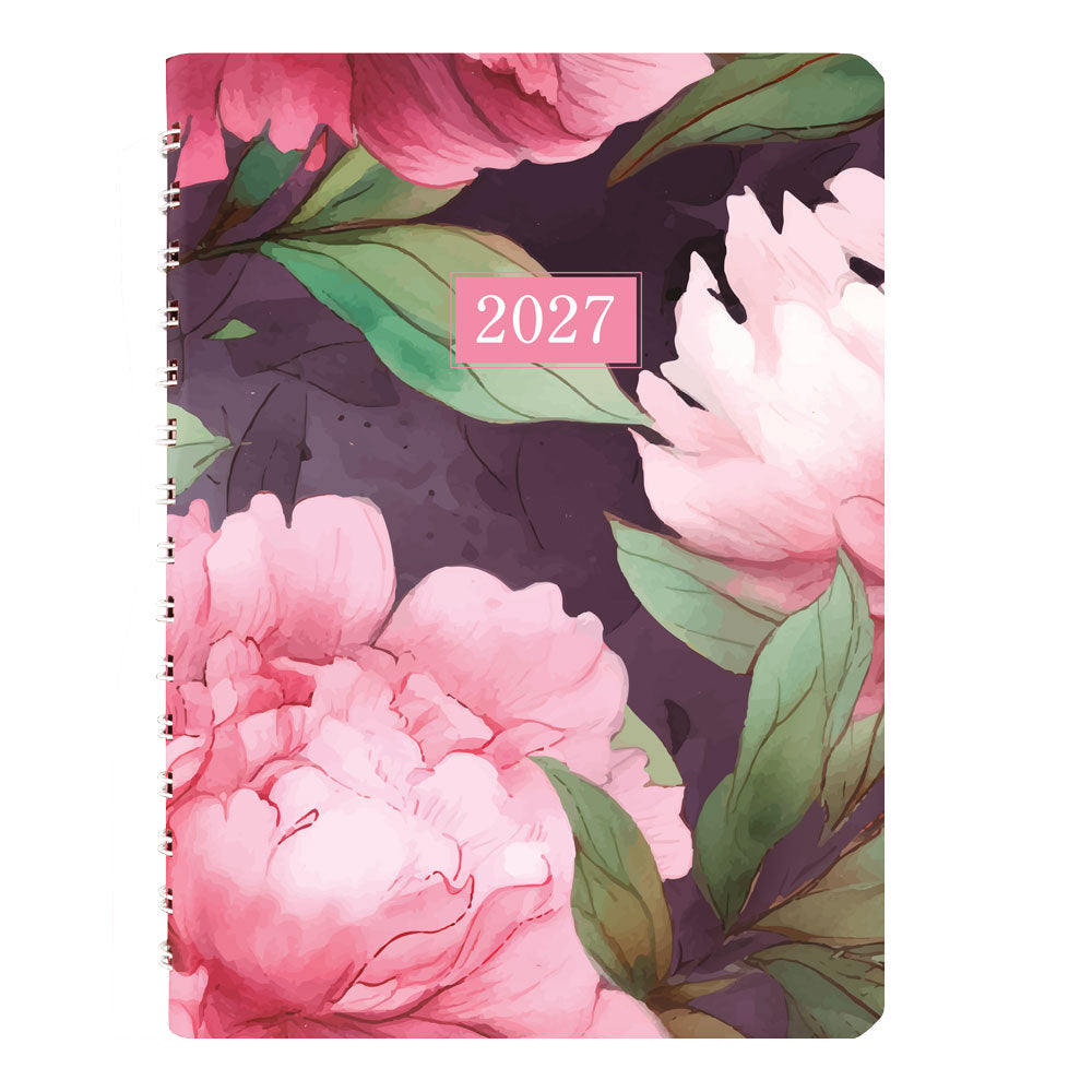 Pink Daily Appointment Book, 2027, Bilingual, Pink C1504W.95BT-27 C1504W.95BT