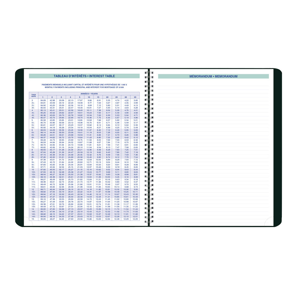 Blueline Essential Monthly Planner, 2027, Bilingual C1512.81BT-27 C1512.81BT