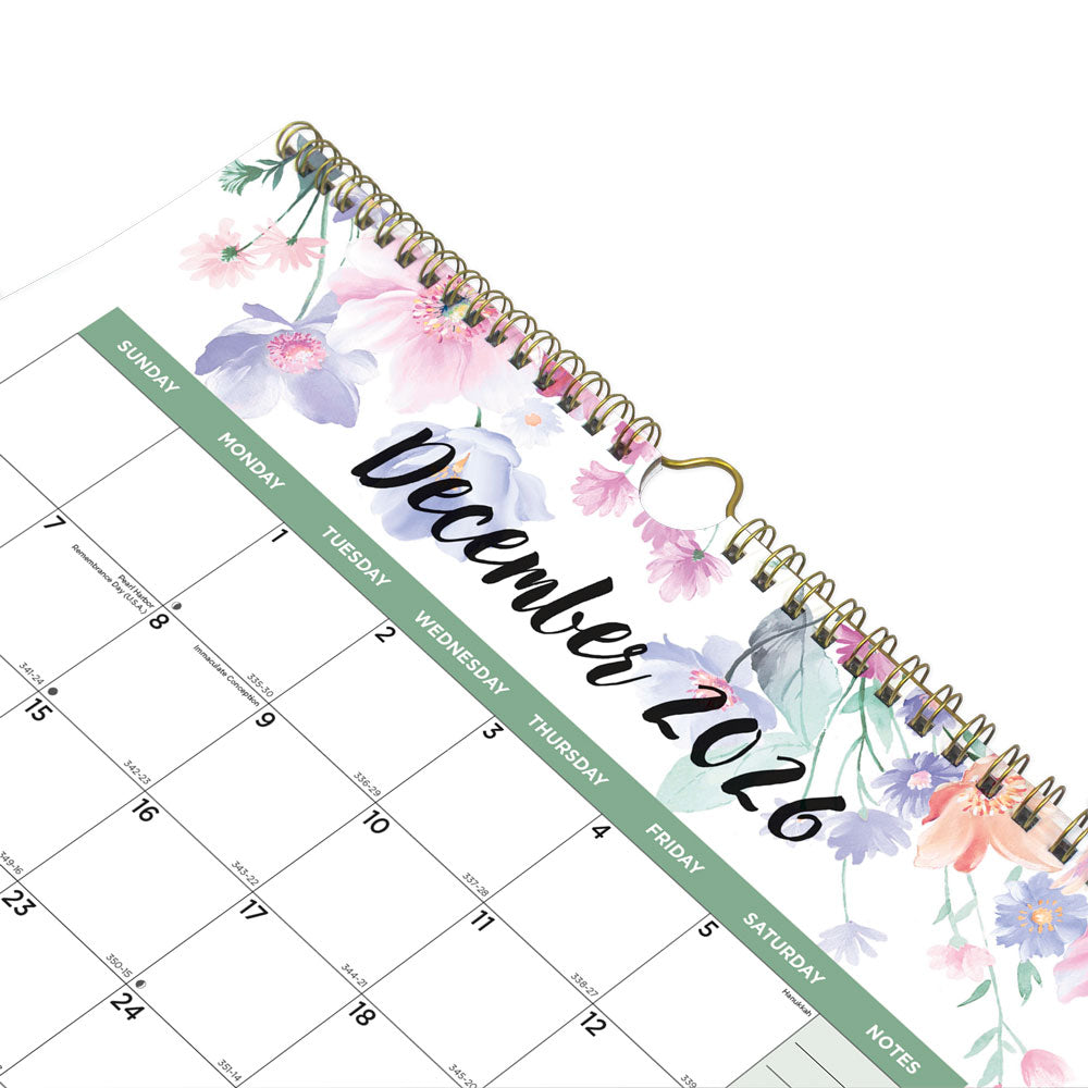 Monthly Wall Calendar, English, 2027 C171129-27 Blueline C171129