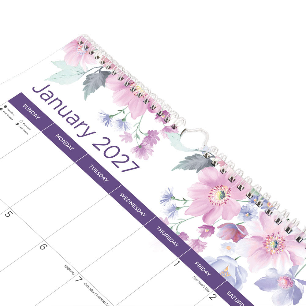 Monthly Wall Calendar, Passion, English, 2027 C173126-27 Blueline C173126