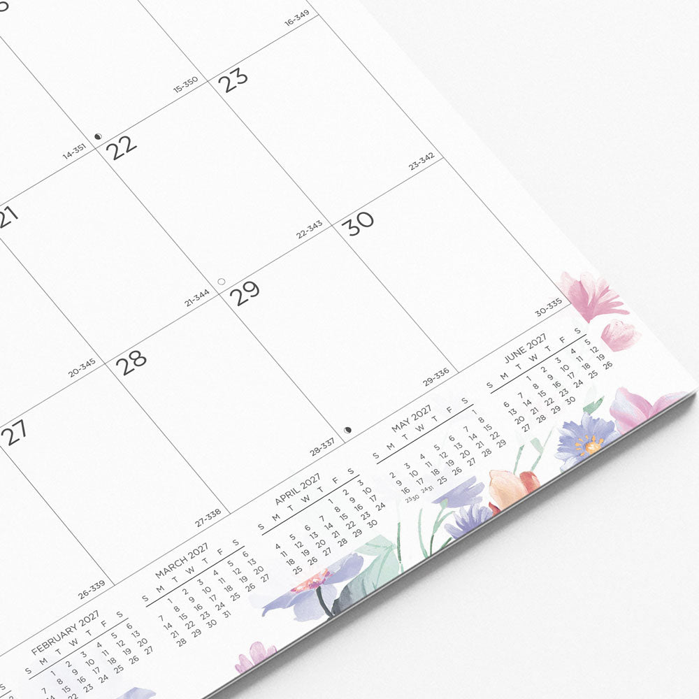 Monthly Wall Calendar, Passion, English, 2027 C173126-27 Blueline C173126